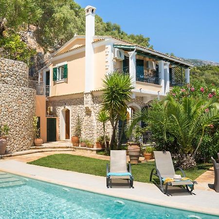 Adriana Sea View Villa Ipsos Bagian luar foto
